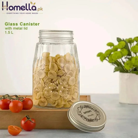 GLASS JAR 1.5 LTR