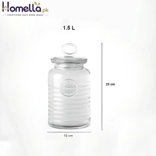 Glass Jar 1.5LTR Large Size