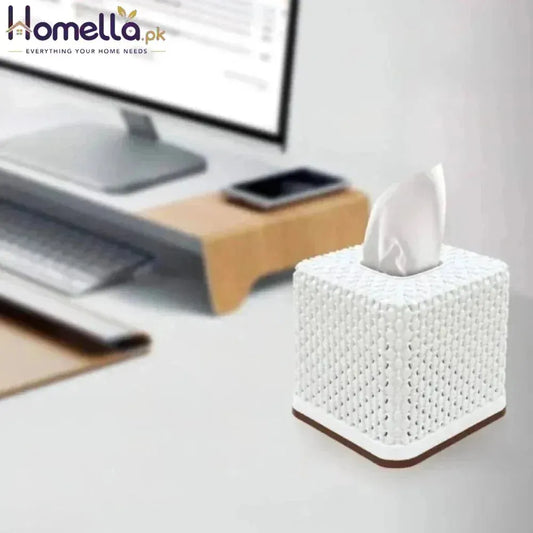Tissue Box Square Design for Desktop Living Room Dining Room Storage