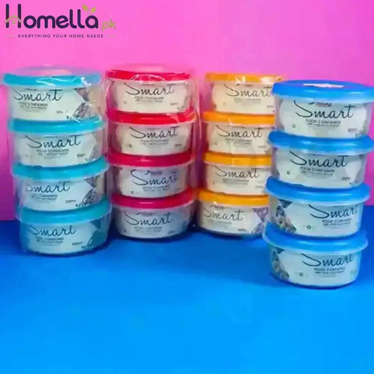 Smart Food Container Small - 4 Pcs Set (300 ML)