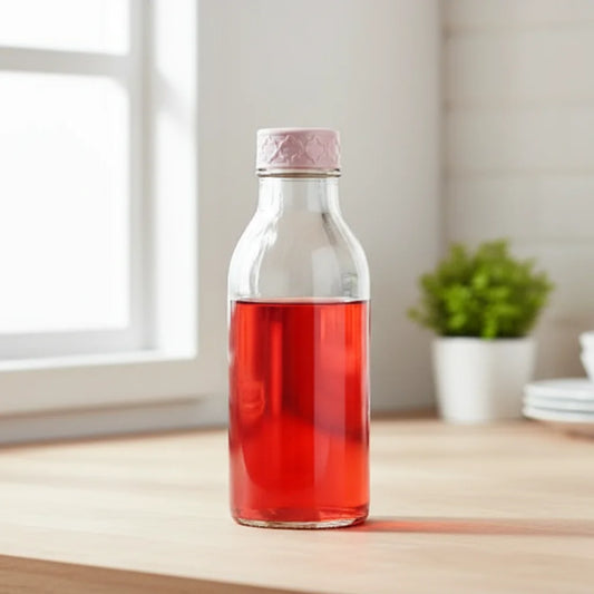 Glass Bottle With Plastic Cap 1.1 LTR
