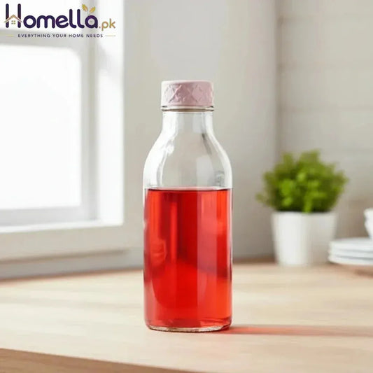 Glass Bottle With Plastic Cap 1.1 LTR