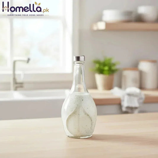 Glass Bottle With Steel Lid 1.1 LTR
