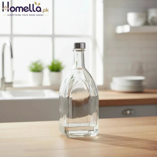 Glass Bottle With Steel Lid 1 LTR