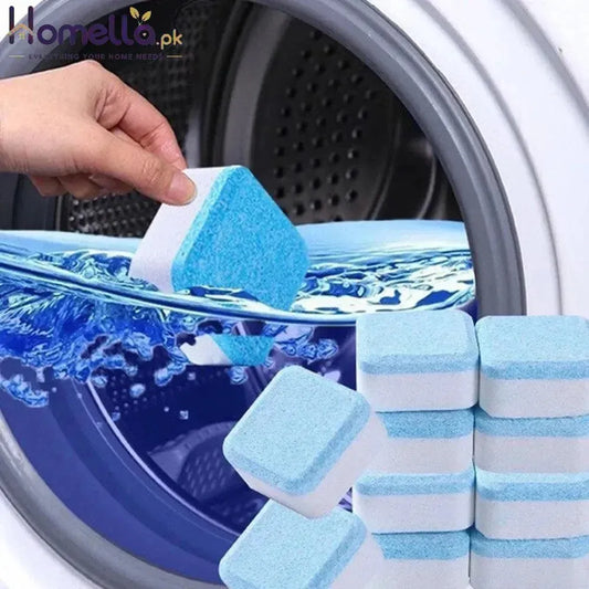 Washing Machine Cleaner Tablets 12pcs Deep Cleaning & Descaling Effervescent Tabs
