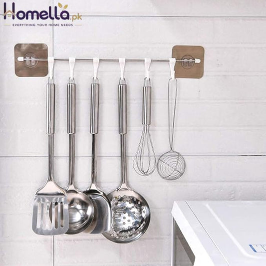 Steel Rod Wall Mounted Kitchen Hanger
