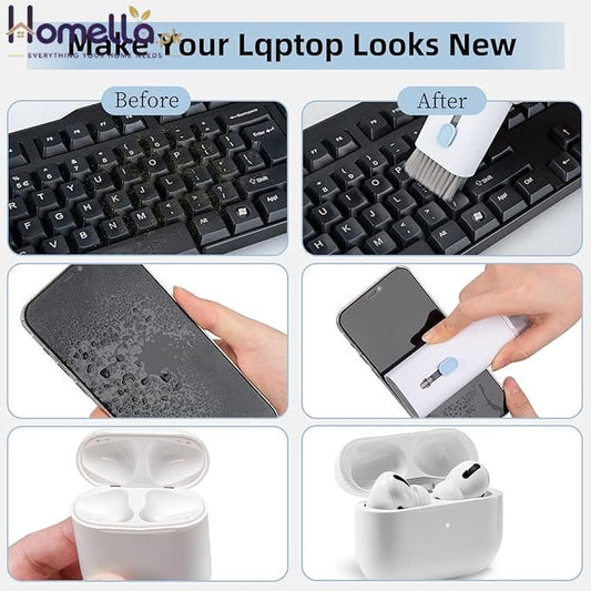 Tools Computer Cleaning 7-in-1 Airpods Brush Cleaning Keycap Camera Ipad Cleaner Screen Keyboard Phone Pen Kit Cleaning Puller