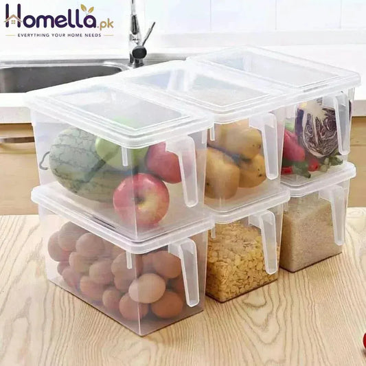 Kitchen Refrigerator Storage Box Drawer Frozen Food Fresh-keeping Container Transparent Egg Vegetable Fruits Storage Organizer