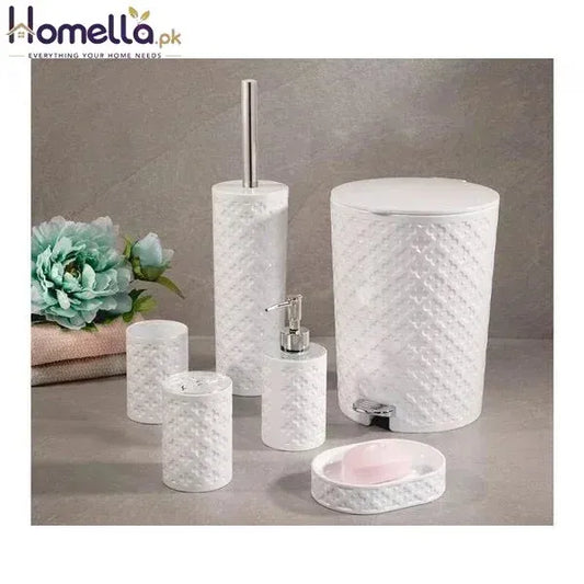 Bathroom Accessories 6 IN 1 Acrylic Bath Set