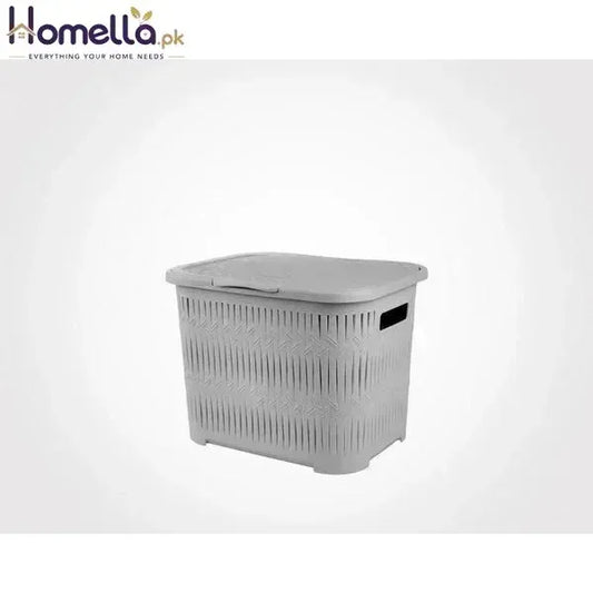 Laundary Basket With Lid Small Size