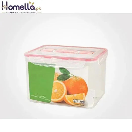 Four Lock Container With Handle 7.5 LTR