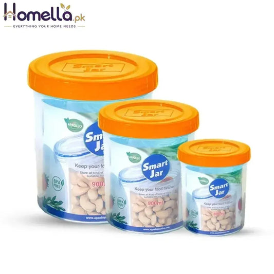 Smart Jar Pack of 3 - (S/M/L)