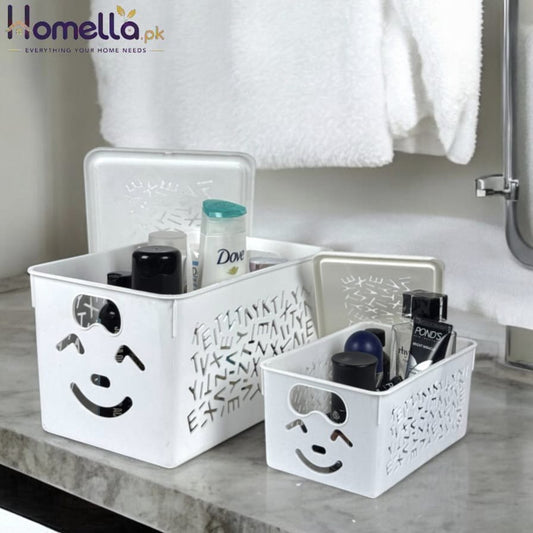 Smile Basket with Cap (3 Pc) Set