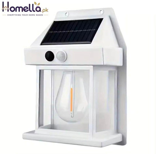 Led Solar Wall Lamp Ip65 Waterproof Intelligent Induction 3 Lighting Modes Tungsten Lamp Household Garden Light Villa Lighting
