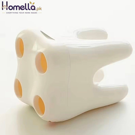 1 Cute Tooth Shaped Multifunctional Plastic Toothbrush Holder Multifunctional Bathroom Manager