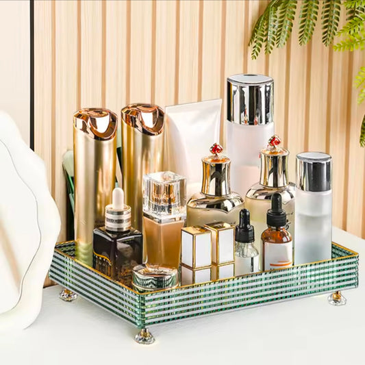 Cosmetic Storage Tray Fruit Plate Living Room Household Coffee Table Snacks Dried Candy Nuts Snack Plate Dessert Storage Box