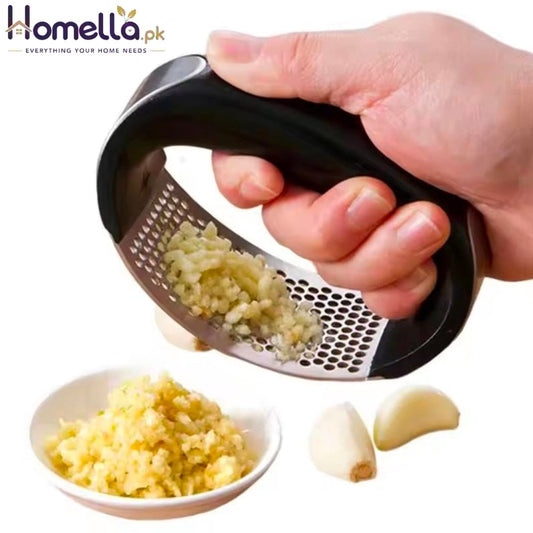 Stainless Steel Garlic Press Crusher Chopping Garlic Tool Garlic Ginger Masher Tools Manual Garlic Mincer Kitchen Accessories