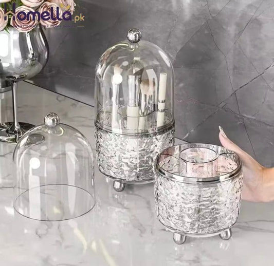 Cosmetics Luxury Storage Box Mekup Brush High-end Storage Box Rotating Dust-Proof Dressing Table Storage Bucket Acrylic Box