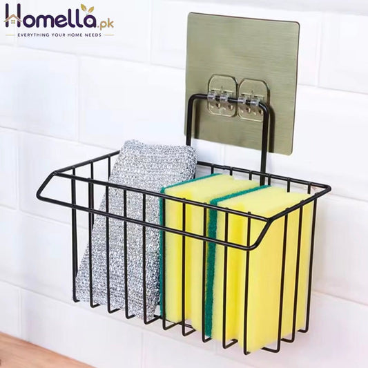 Hanging Wall Basket Kitchen Storage Large Capacity Iron Wire Sunday Organizer Waterproof Space Saving Metal Shelf