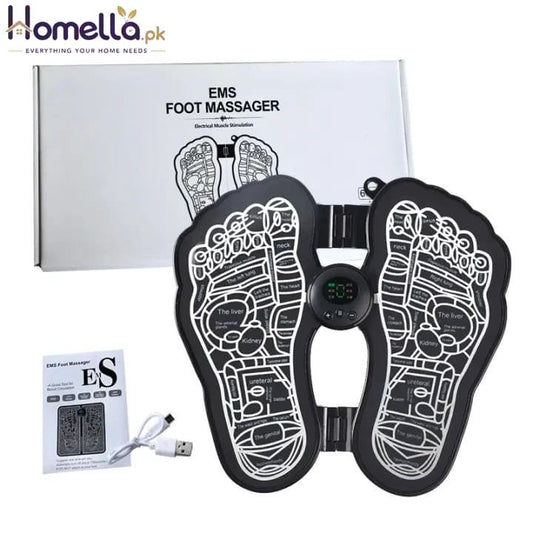 Electric EMS Foot Massager Health Care Massageador Mat Pad Electrodos Estimulador Physiotherapy Acupuntura Portatil Stimulator