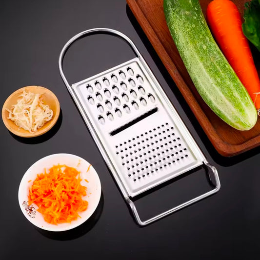 3-in-1 Stainless Steel Vegetable Fruit Slicer Cutter
Multi-purpose Potato Lemon Cheese Grater Food
Crusher Kitchen Accessories