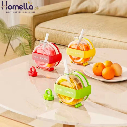 Portable Ice Cube Water Bottle, Creative Press-in Water Ice Cube, Ice Cube Film, Quick-freezing Ice Box, Quick-freezing Ice Mold