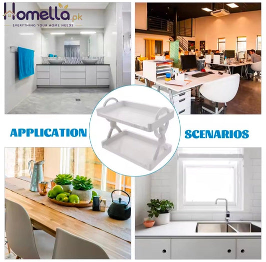 Storage Rack Decorative Stands Shelving Shelf Wall Hanging Office Organization Pp Kitchen Countertop Organizer Mount Bookshelf