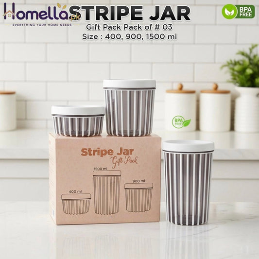 Stripe Jars Gift pack