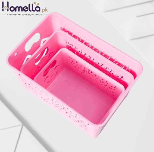 Smiley basket 3 piece set (S.M.L)