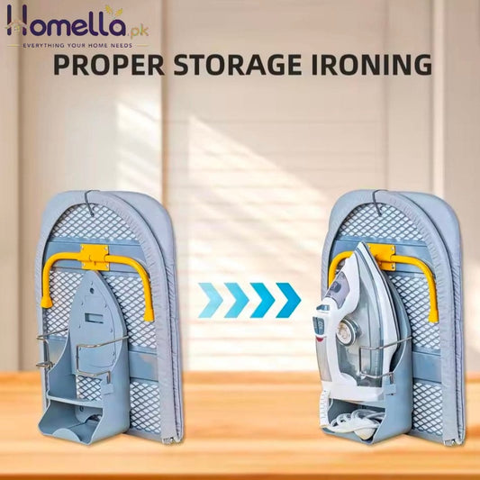 Folding Desktop Ironing Board Compact Mount Fold Down Ironing Board for Small Spaces fron clothes Tabletop Mini Ironing Board