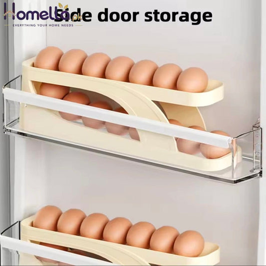 Double Layer Egg Storage Box Space-Saving Egg Tray Egg Holder for Home Refrigerator Kitchen Accessories Kitchen Gadgets