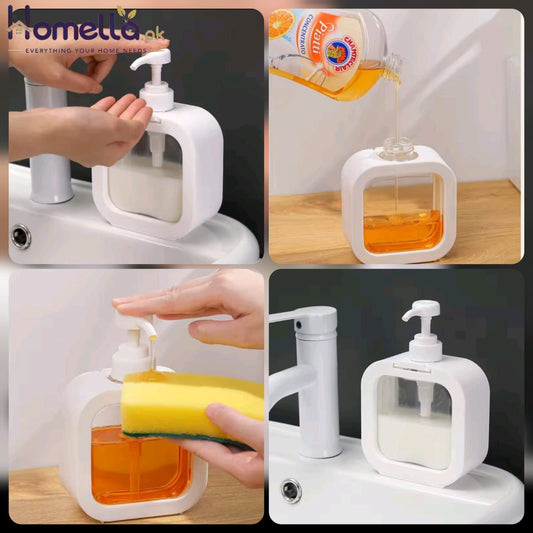 Visible Soap Dispenser 300ml 500ml Bathroom Hand Wash Lotion Pump Bottle for Skincare and Personal Care