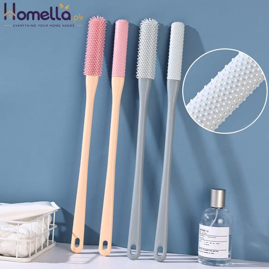 Long Handle Foot Brush Soft Bristles Cleaning Toe Gaps Dead Skin Removal Shower Bath Tool Elderly Foot Care