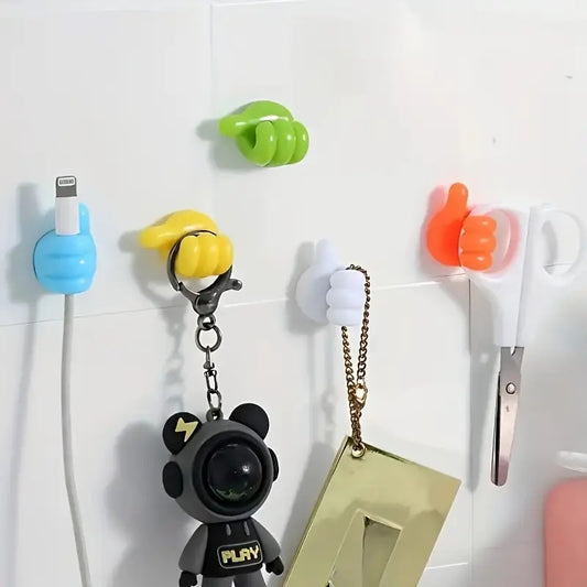 Thumb Hooks Pack of 10 – Heavy Duty Wall Hooks (Big Size)