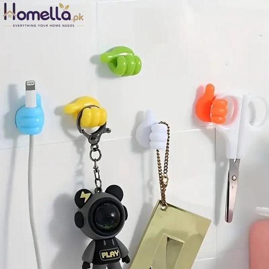 Thumb Hooks Pack of 10 – Heavy Duty Wall Hooks (Big Size)