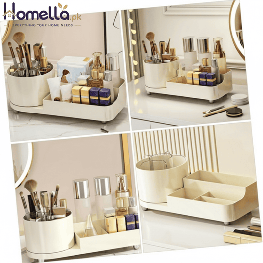 Cosmetic Storage Box Organizer Brush Storage Case Makeup Container Multi-grid Lipstick Case Compartment Case Desktop pen Holder