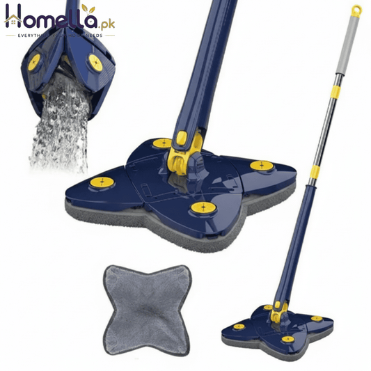Four -leaf Clover 360 Clean Tiles and walls Household Ceiling Brush Tool Self- draining