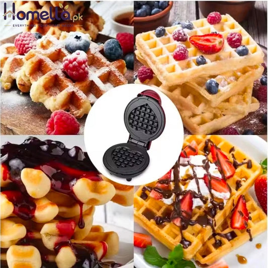 Mini Waffle Maker CE Certified Household Appliance Children's Baking Cake Machine Low Power Consumption from China