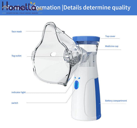 Portable Nebulizer JSL-W302 Adults & Children Ultrasonic Mesh Nebulizer