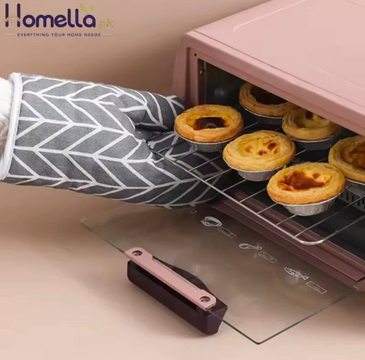 2pcs Heat-insulating Gloves, Anti-scald Microwave Gloves, High Temperature Resistant Kitchen Baking Oven Gloves