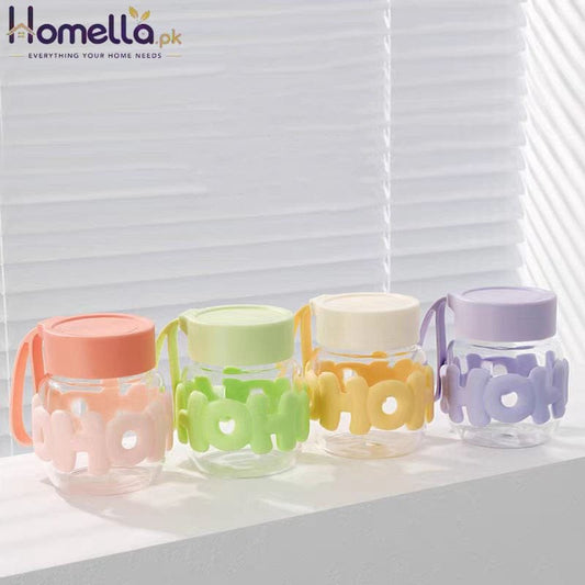 Cute Glass Bottle With Silicone Grip
