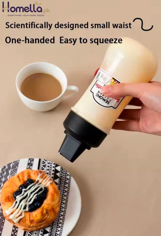 350ml Squeeze Bottles Condiment Bottle With Nozzle ketchup Mayonnaise Squeeze Bottle Honey Dispensar Kitchen Supplies
