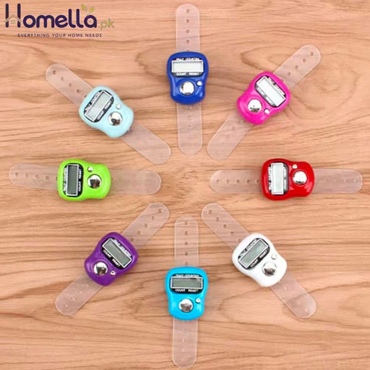 Mini Stitch Marker And Row Finger Counter LCD Electronic Digital Tally Counter For Sewing Knitting Weave Tool Key Number Count