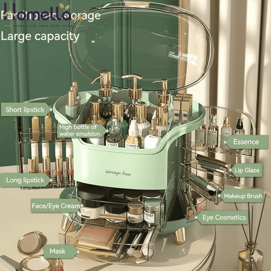 Multi-Functional Makeup Storage Box – Dustproof & Transparent
