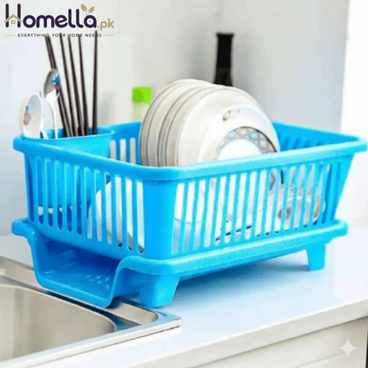 1pc Dish Rack for Kitchen Single -Layer Drain Basket Dripping Dish Rack Colorful Plastic Tableware Plate Storage Trays