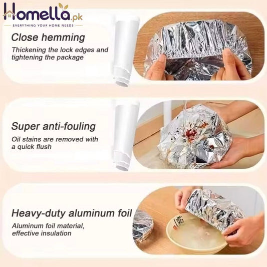 Reusable Aluminum Foil Lid Food Grade Heat Insulated Bowl Cover for Fruits Meals Dustproof Insect-Proof KeepsFood Warm and Fresh (pack of 10)