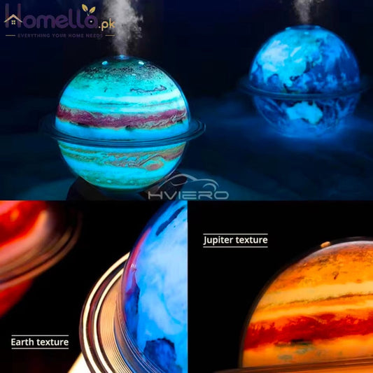 Galaxy Projection Humidifier with Colorful Night Light USB Large Spray Aroma Diffuser for Home Office Bedroom