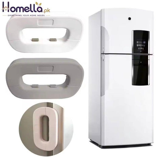 Household Refrigerator Lock Freezer Door Lock Toddler Chicken Cabinet Safety Lock Security Latch Anti Pinching Safety for Baby