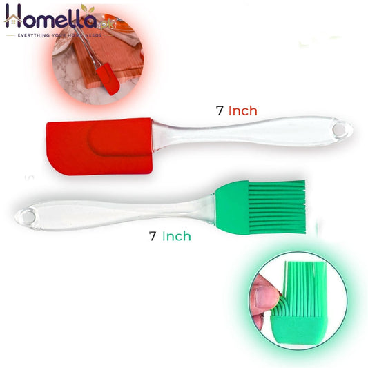 Silica Spatula Oil Brush