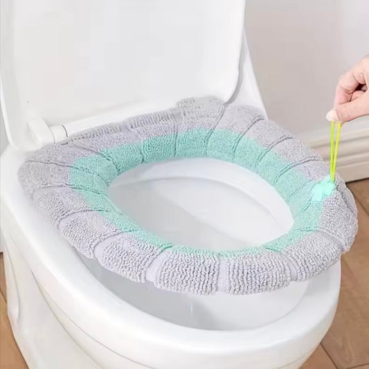Winter Warmth Toilet Seat Covers - Soft Thick Warm Cushion with Removable & Easy-Clean Design, Portable for Home, Dorms
by The Advancing